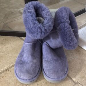 Ugg Purple Fur-Lined Boots